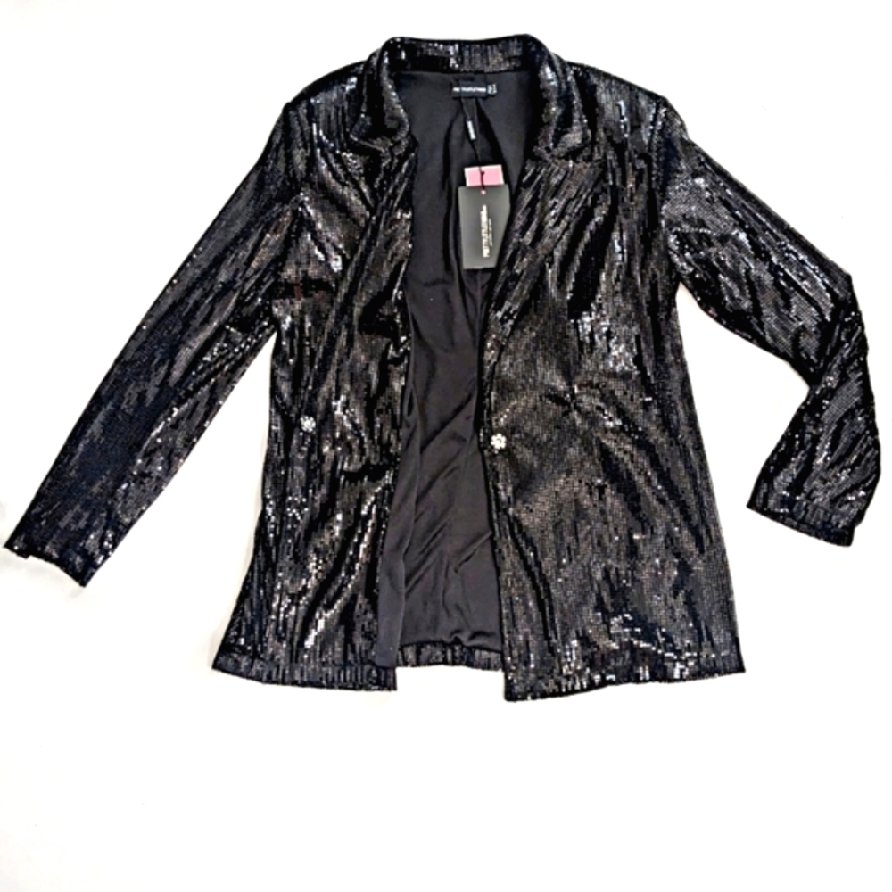 Pretty Little Thing Oversized Sequin Blazer